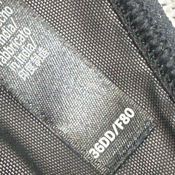 KNOCK-OUT BY VICTORI'S SECRET Front Closure Sports Bra 36DD Max Support Black - Picture 9 of 10